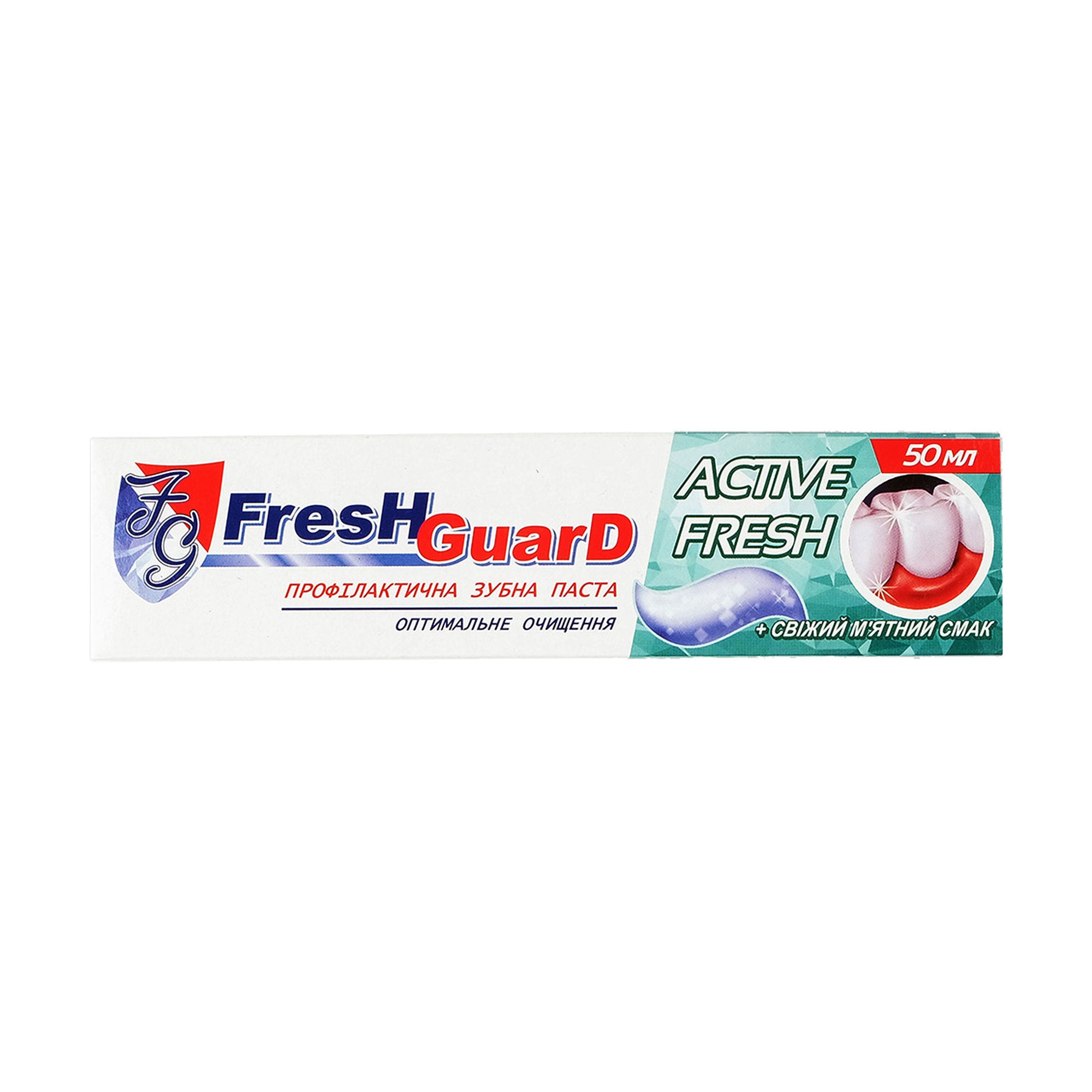 Зубна паста FresH GuarD Active Fresh, 50 мл